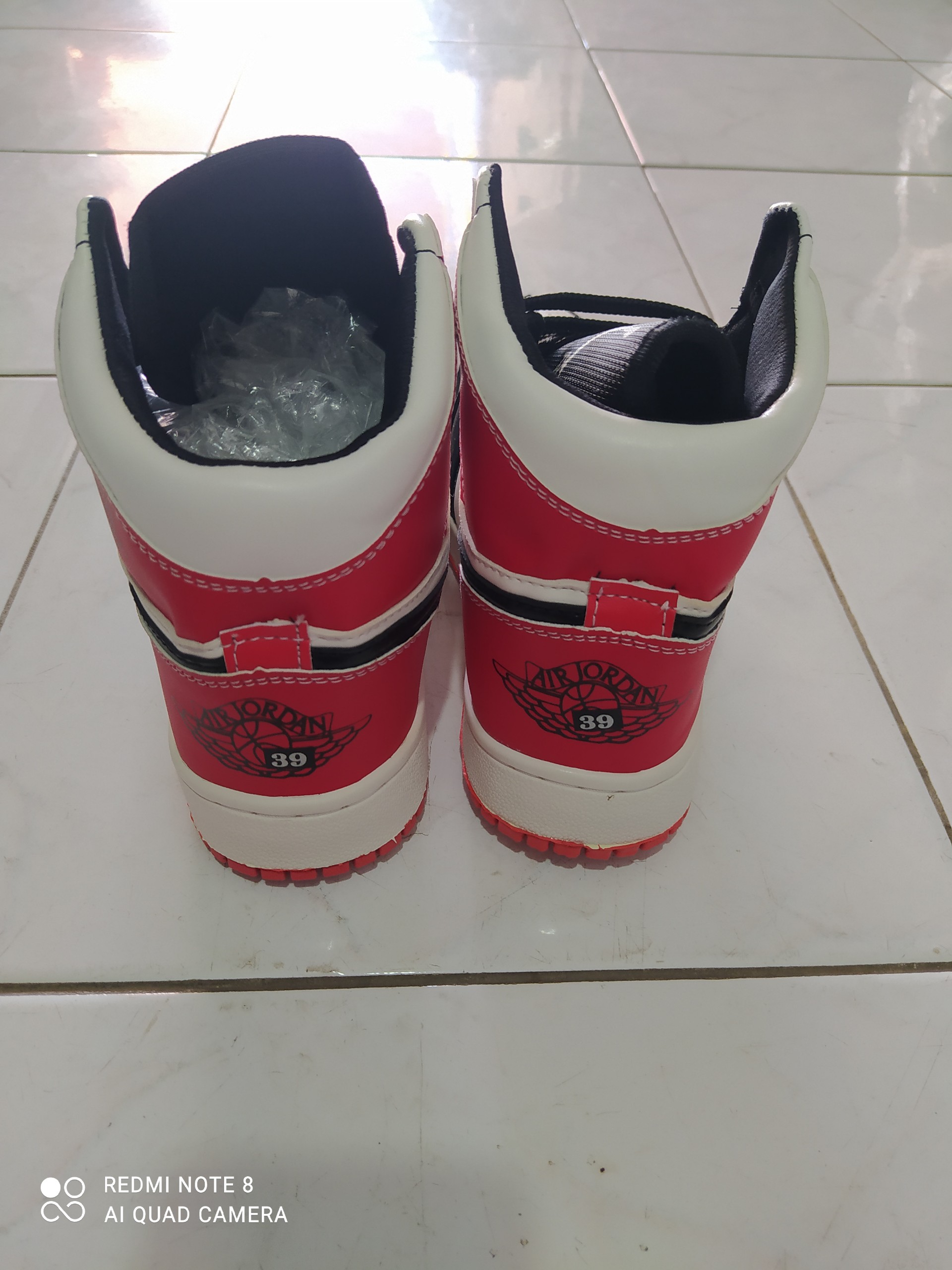 Giày Jordan cổ cao Đỏ Đen💥 Sneaker nam nữ đủ size