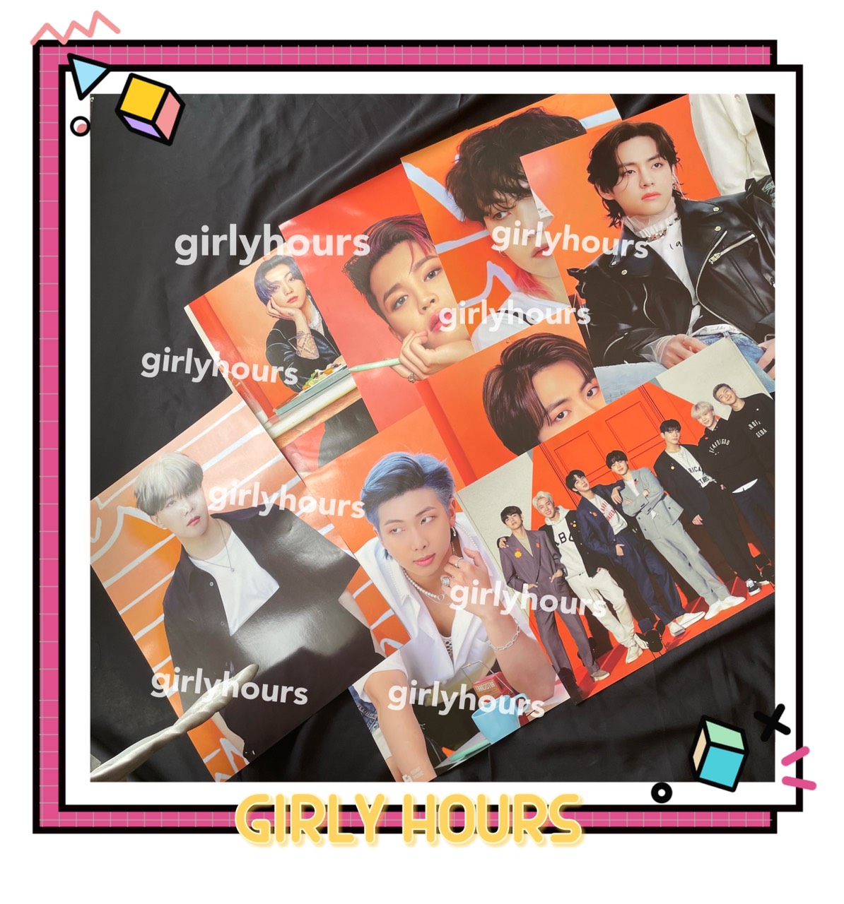 [HCM]Combo 8 tấm poster BTS khổ A3 Butter mới