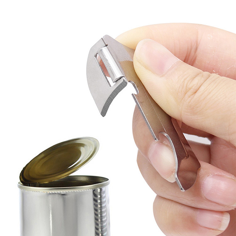 [Veli Shy] Utili-key Stainless Steel Multi-function Can Opener Opener Folding Mini Opener