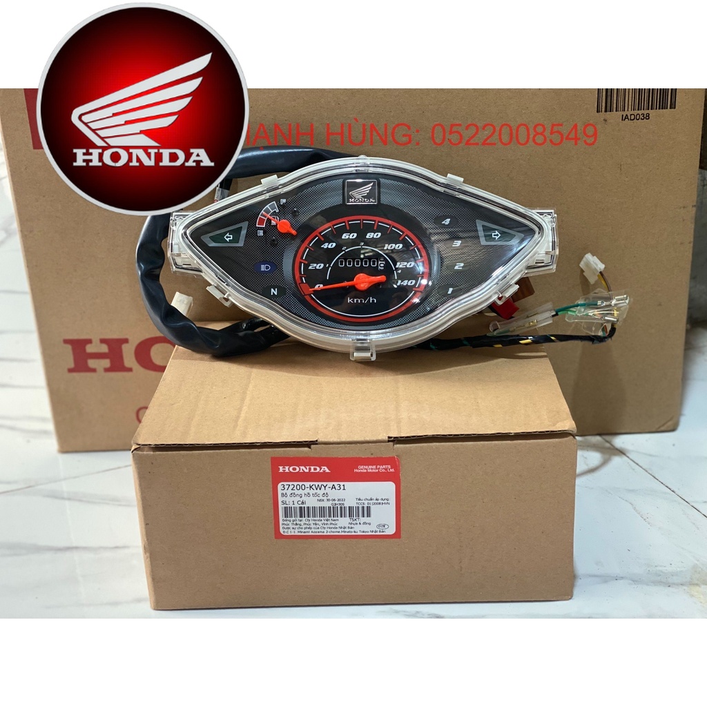 Bộ đồng hồ tốc độ Wave Alpha 100 2013  (37200KWYA31)