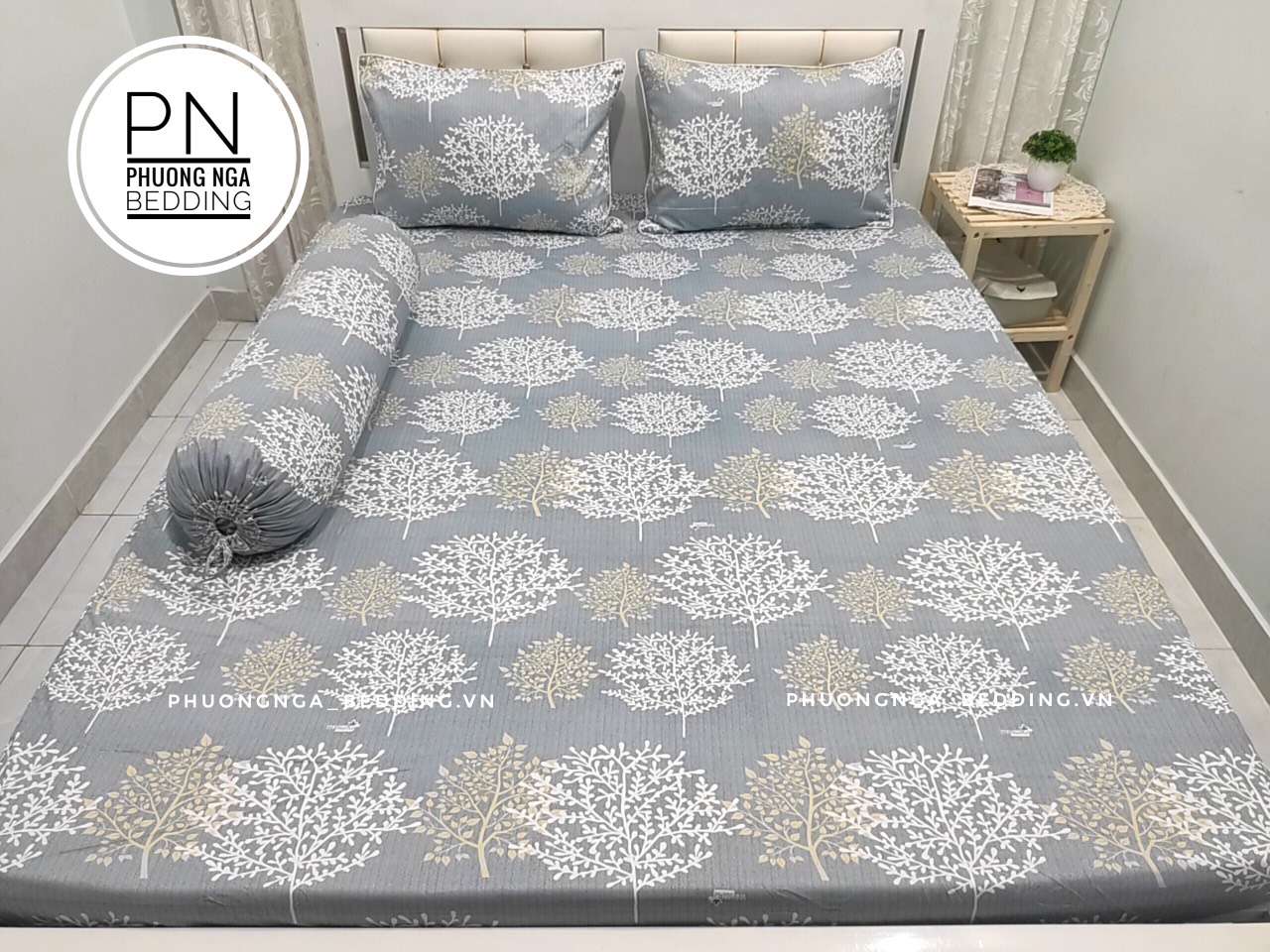[HCM]Bộ Drap+ Áo Gối COTTON THẮNG LỢI đủ kích thước (Ib chọn mẫu)