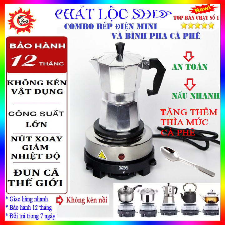 Ấm pha cà phê mini đa năng kèm bếp mini 500w, Bình pha cafe, Ấm trà, Máy pha cafe, Máy pha cafe,May pha ca phê, Cốc pha cà phê, Phin pha cà phê