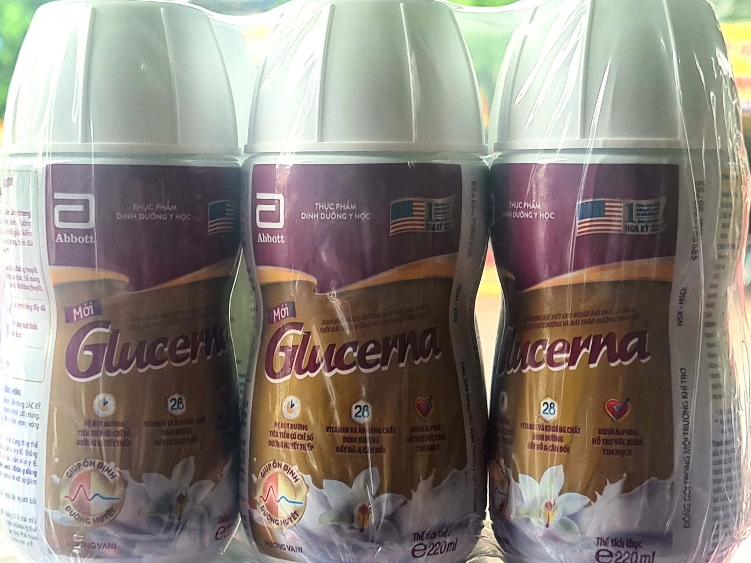 Sữa Nước Glucerna- Hương Vani Abbott 220Ml