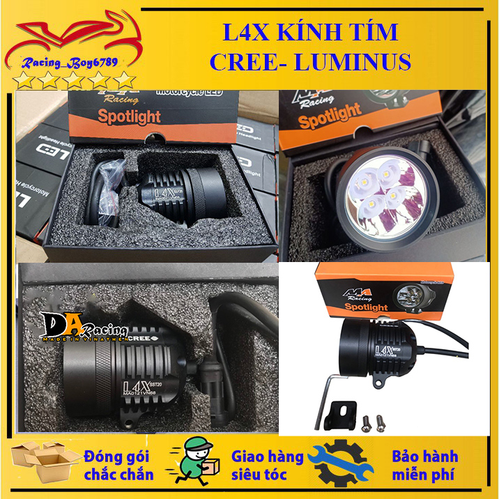 Đèn Trợ Sáng L4X  Chip SST20 30W [ Kèm 4 Phụ Kiện ]