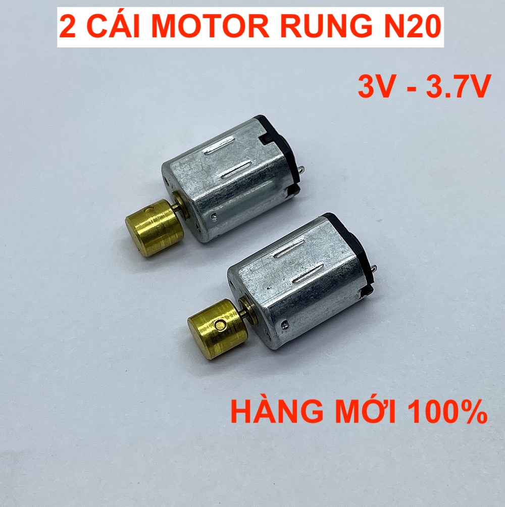 [HCM]2 cái - motor rung mini n20 3V - 3.7V lực rung lớn - LK0264