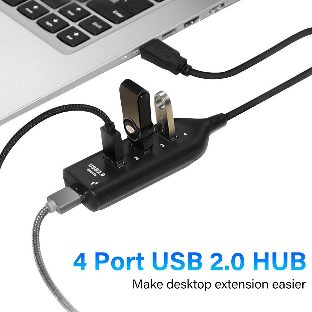 【Buy with eyes closed】4 Ports USB Hub High Speed USB 2.0 Hub Extension ...