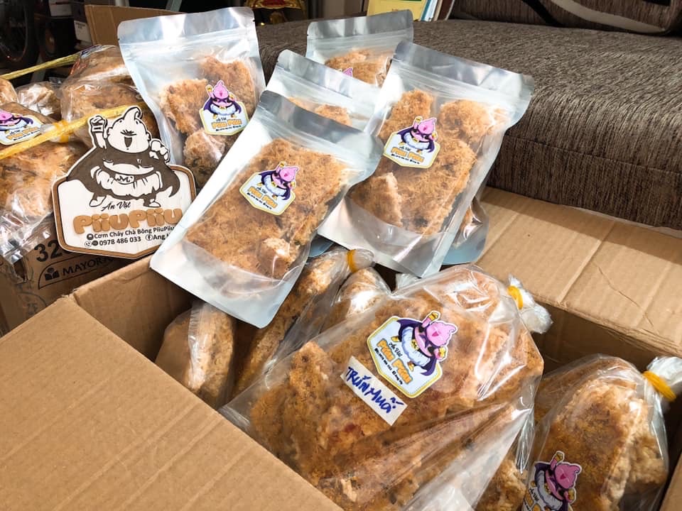 1KG CƠM CHÁY SIÊU CHÀ BÔNG ( không cay , cay ít, cay nhiều , siêu cay)