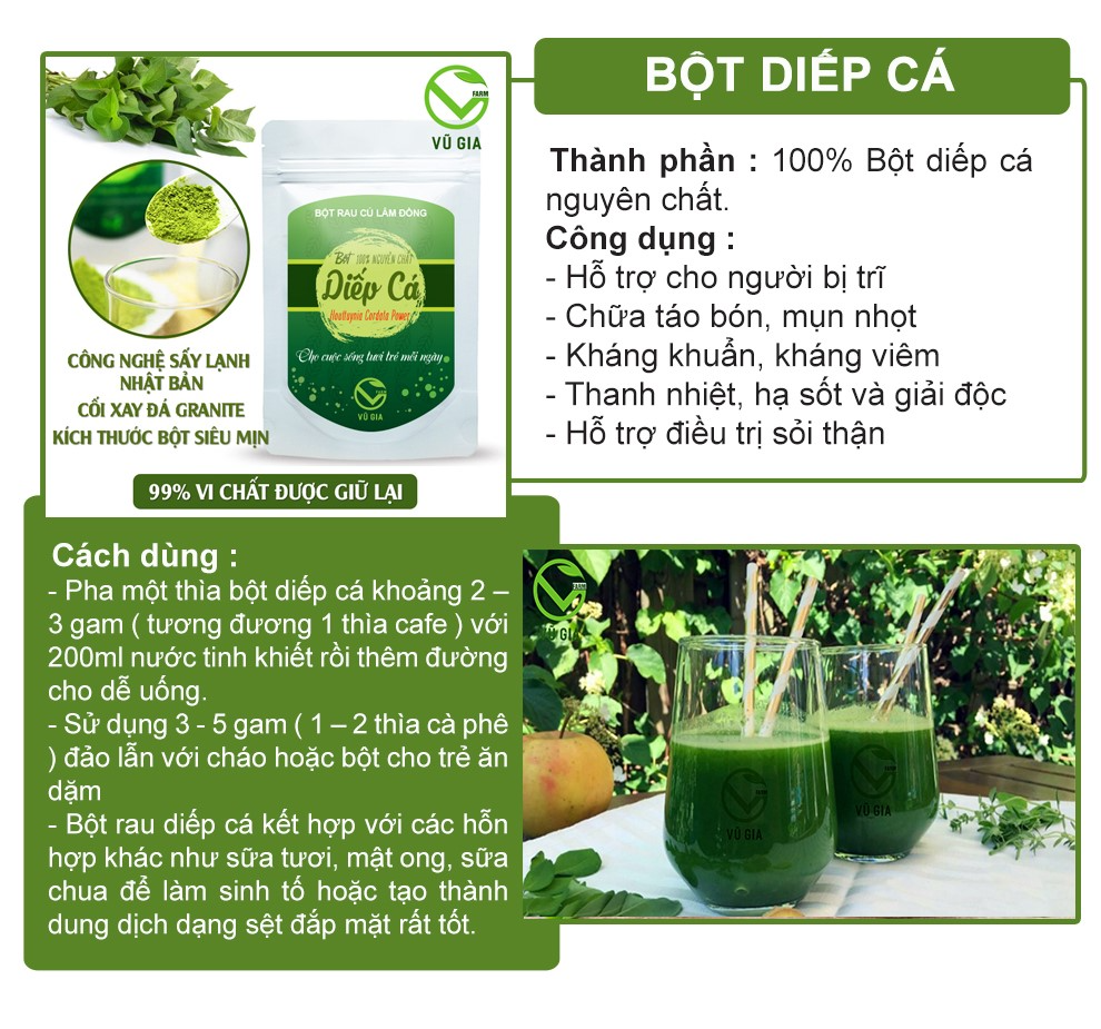 VG FARM Rau Diếp Cá Đà Lạt Lâm Đồng