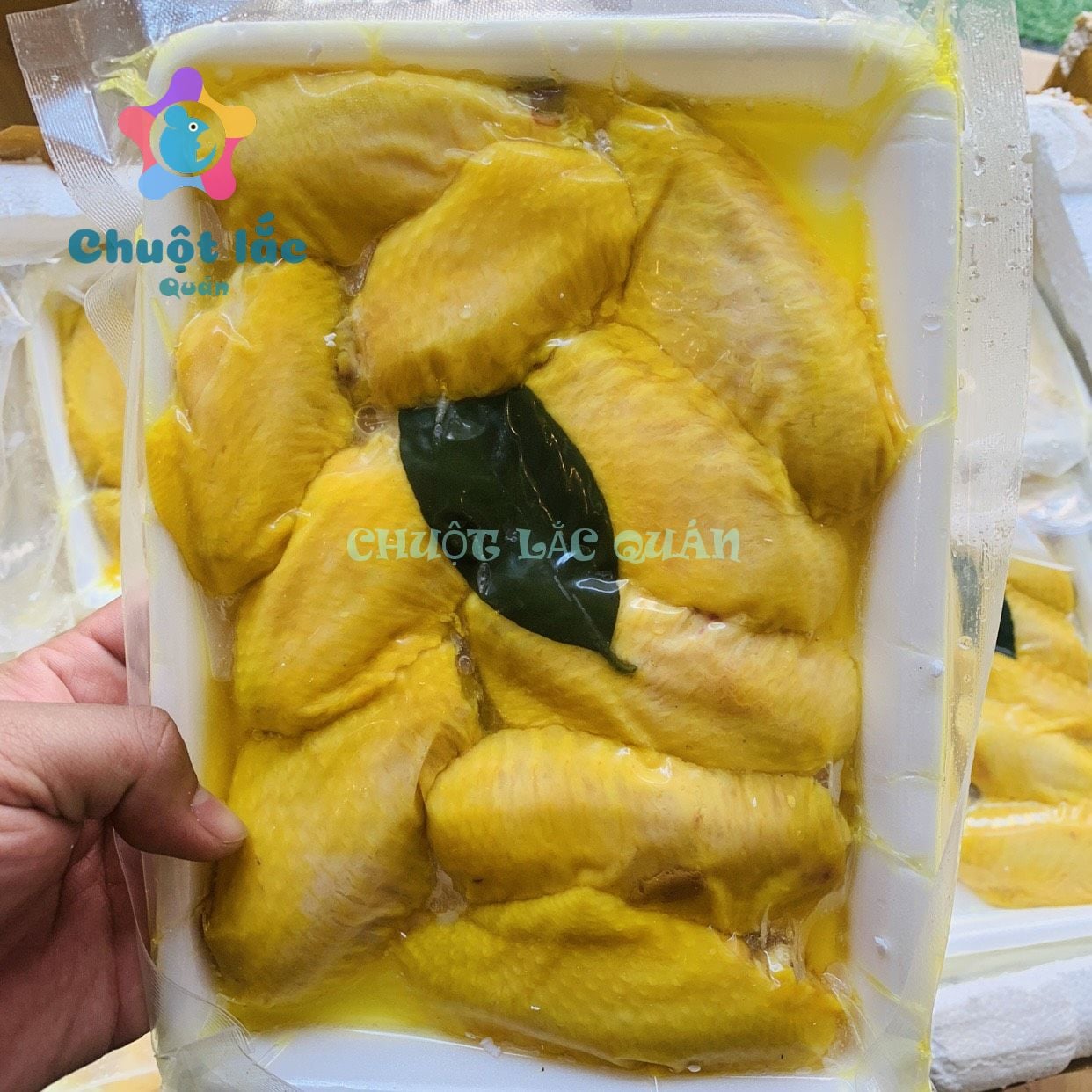 Cánh gà khúc giữa ủ muối khay +-500gr tặng kèm tương ớt chỉ giao hỏa tốc TPHCM