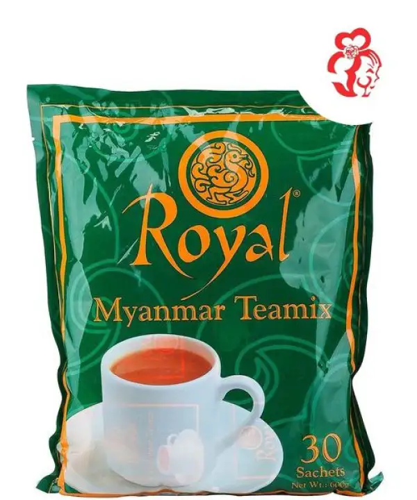 Royal Myanmar Teamix 3 in 1 Instant Tea Burmese Tea Mix 30 x 20g