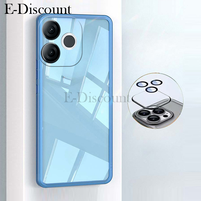 New Phone case itel A80 Back cover Camera Protection Semi Transparent Soft Silicone Shockproof with Lens Protector Films For itel A80 A70 A50 A80 case