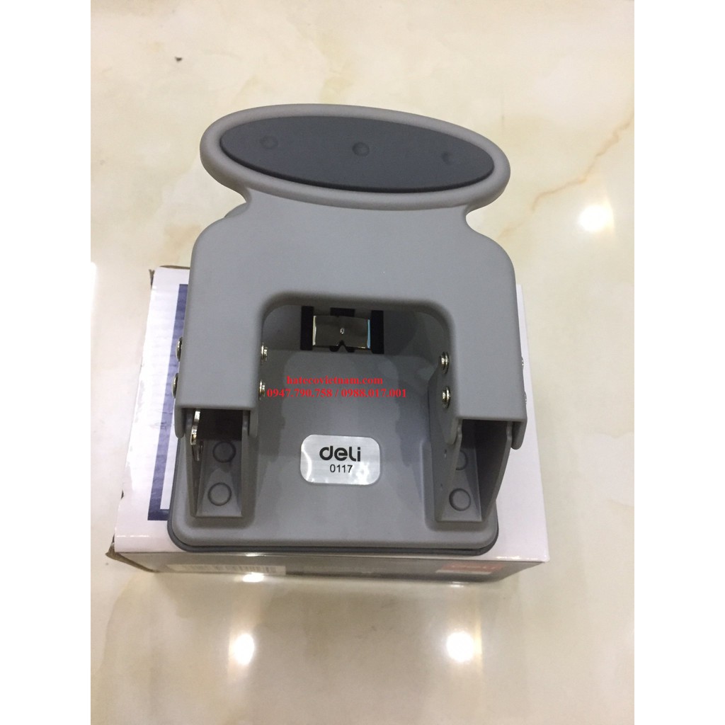 Đục lỗ Deli 0117 (35 tờ) - Dập lỗ