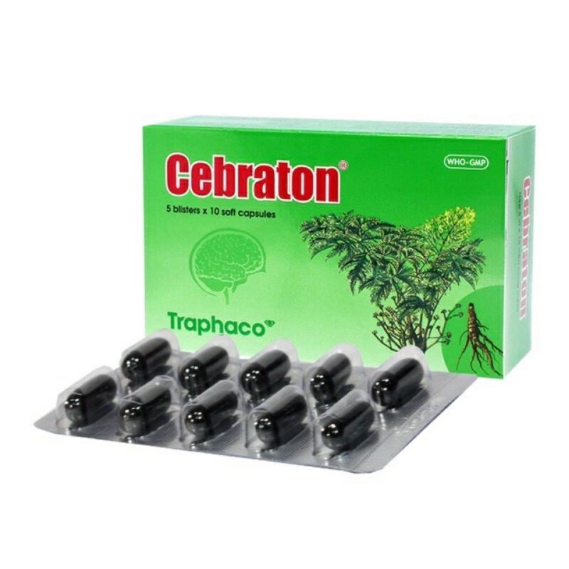 Hoạt huyết dưỡng não Cebraton hộp 50 viên
