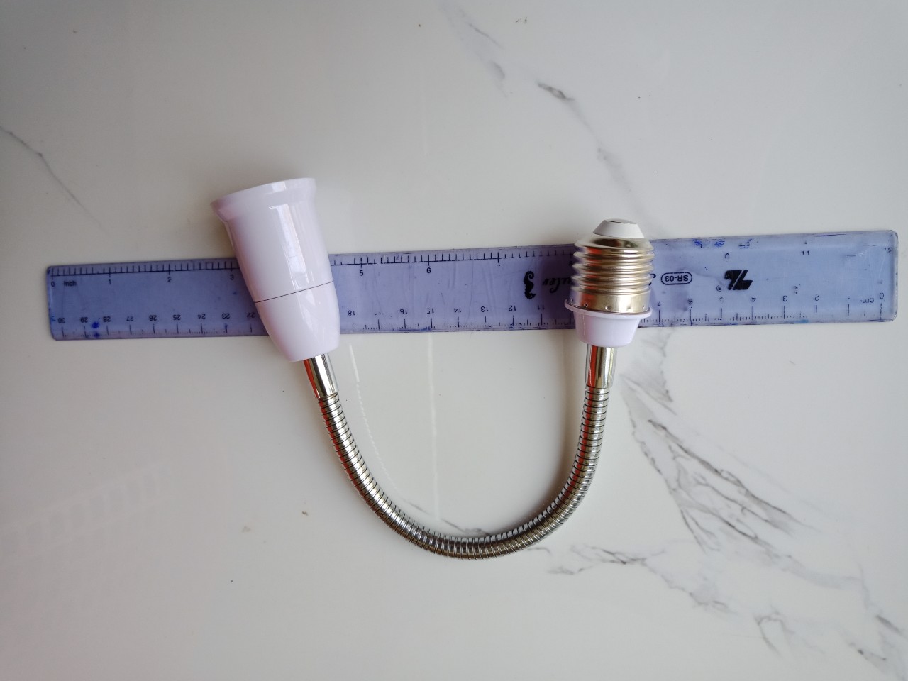 Đui đèn nối dài 30cm E27 qua E27 -Nối dài nhanh chóng