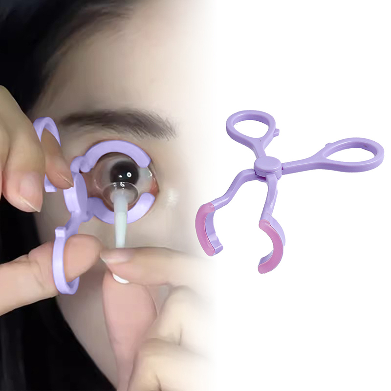 【Hot demand】Contact Lens Applicator Set Auxiliary Eyelid Dilator Open Eye Tool Wearing Clip Podazz.
