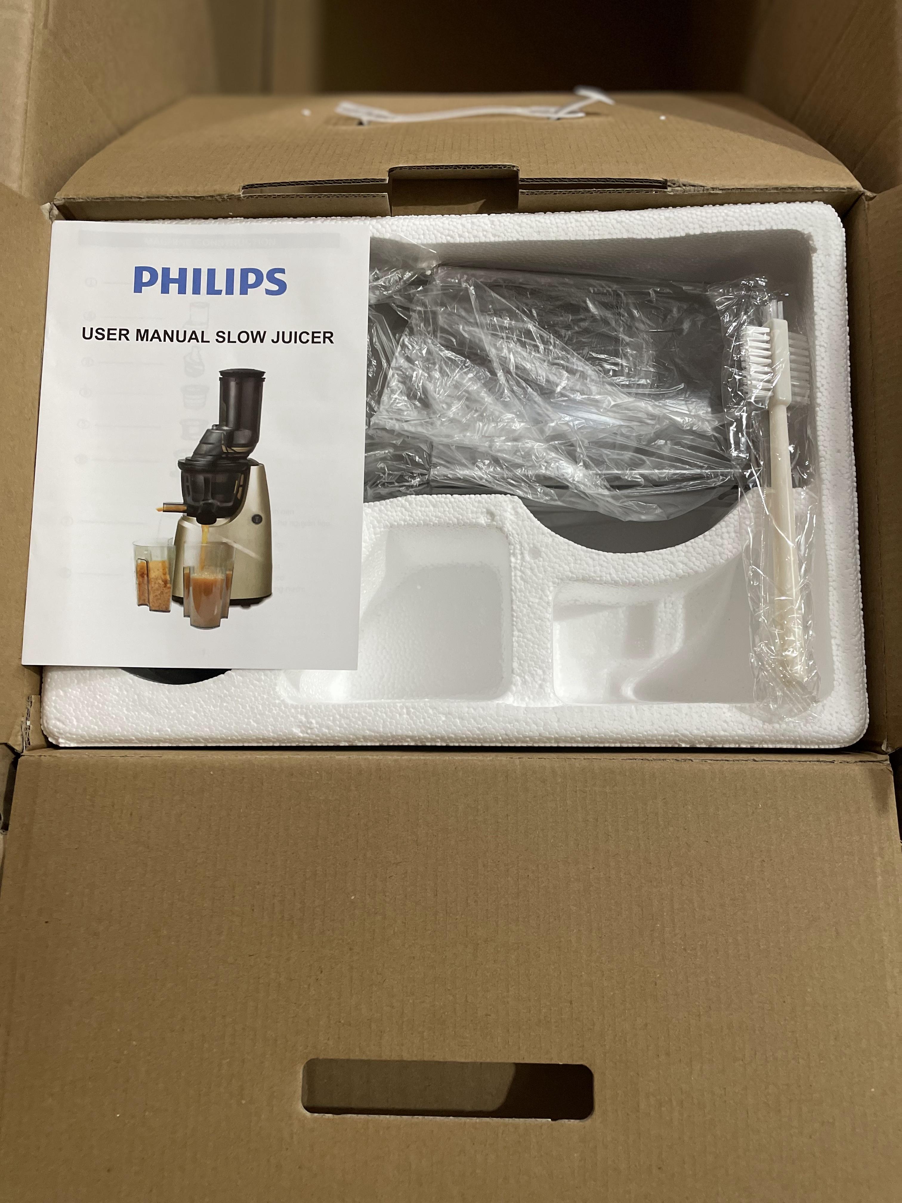 Máy ép chậm Philips HR-1968, máy ép chậm philips