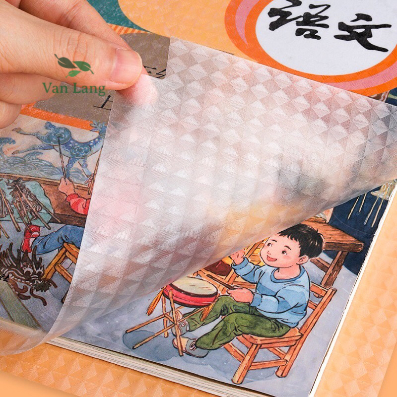 Set 10 tờ decal trong suốt bọc sách vở cho bé 30cm x 43cm - sỉ lẻ