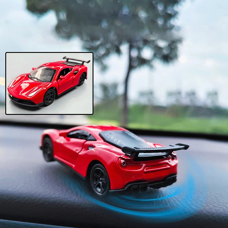 Sports Car Drift Rotating Car Decor Auto Dashboard Turning Racing Model GJCUTE. 