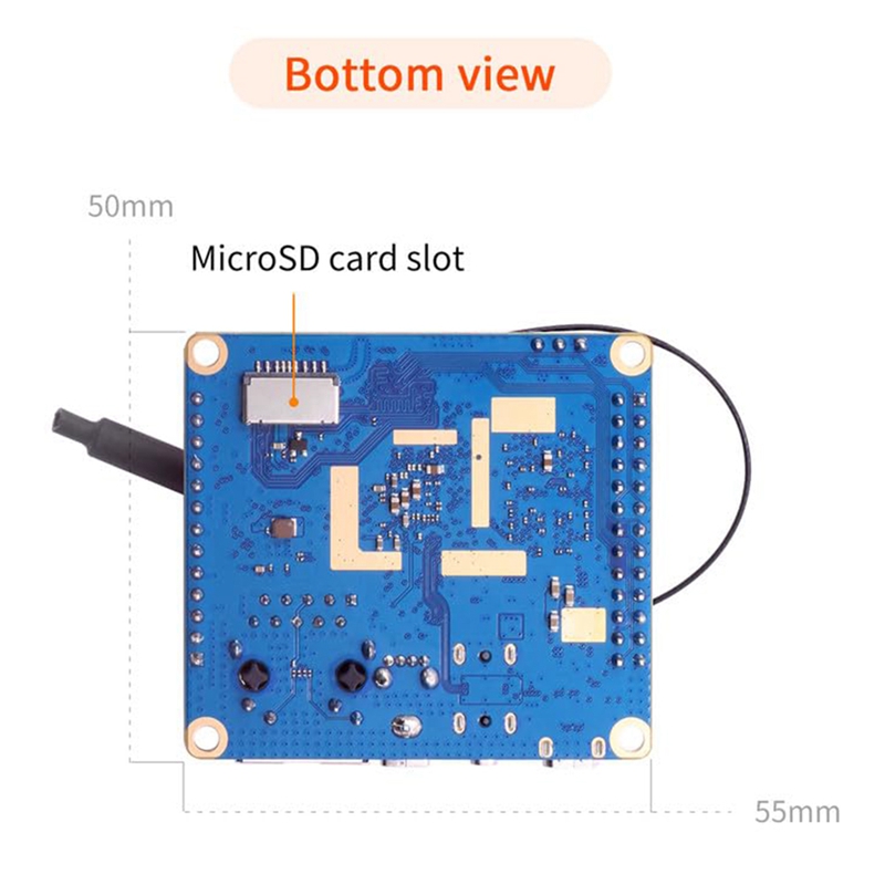 (C G K For Zero 3 Development Board RAM H618 WiFi5+BT 5.0 Gigabit LAN for Android 12 Debian12 Ubuntu22.04