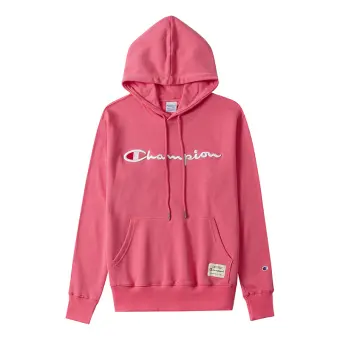 light pink champion hoodie mens