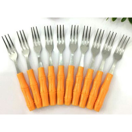 Set 10 Dĩa Trúc Đa Năng - Dĩa Ăn Hoa Quả