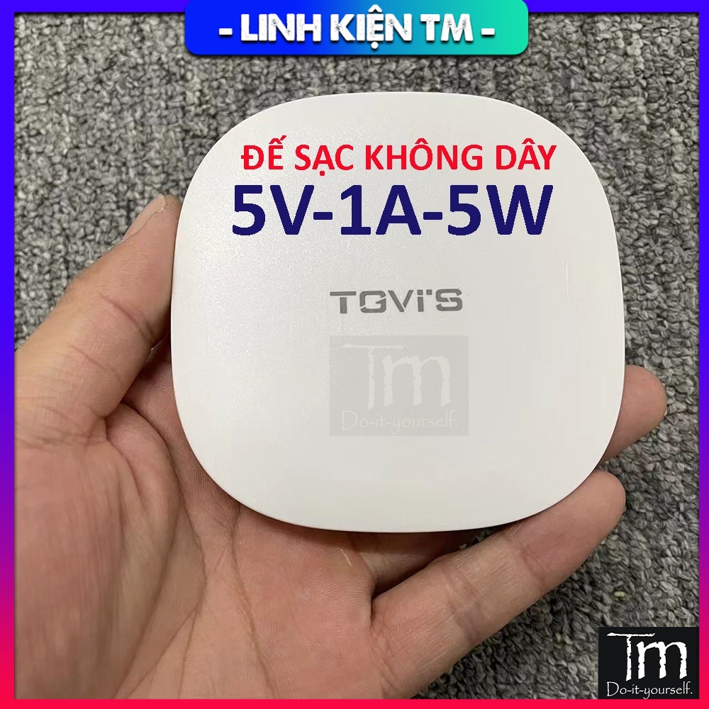Đế sạc không dây qi 5w trắng