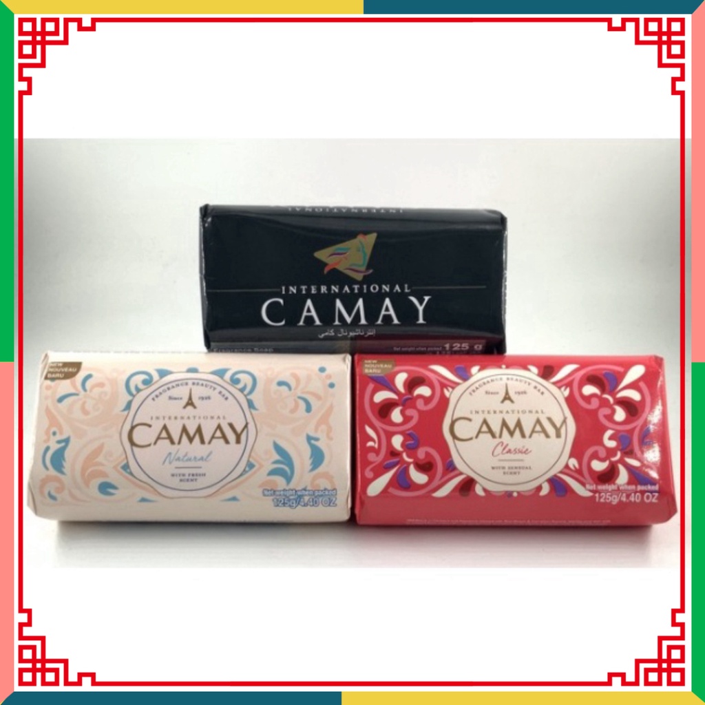 Xà phòng thơm Camay 125g đen, đỏ, trắng ( Đại lý Ngọc Toản)