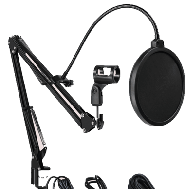 Combo Sound Card K300 Micro Bm900 Hát Thu Âm Livestream Karaoke online chân kẹp+lọc âm bảo hành 6 tháng