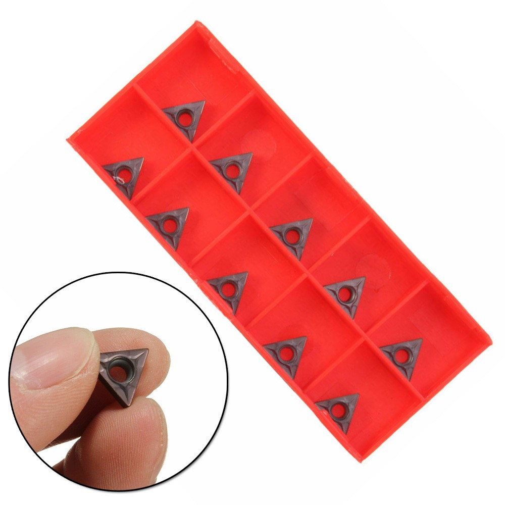 10Pcs/Box TCMT 731 Carbides Inserts Blade Lathe Turning Boring Tools Carbide Inserts C6 Grade 1/4&5/16
