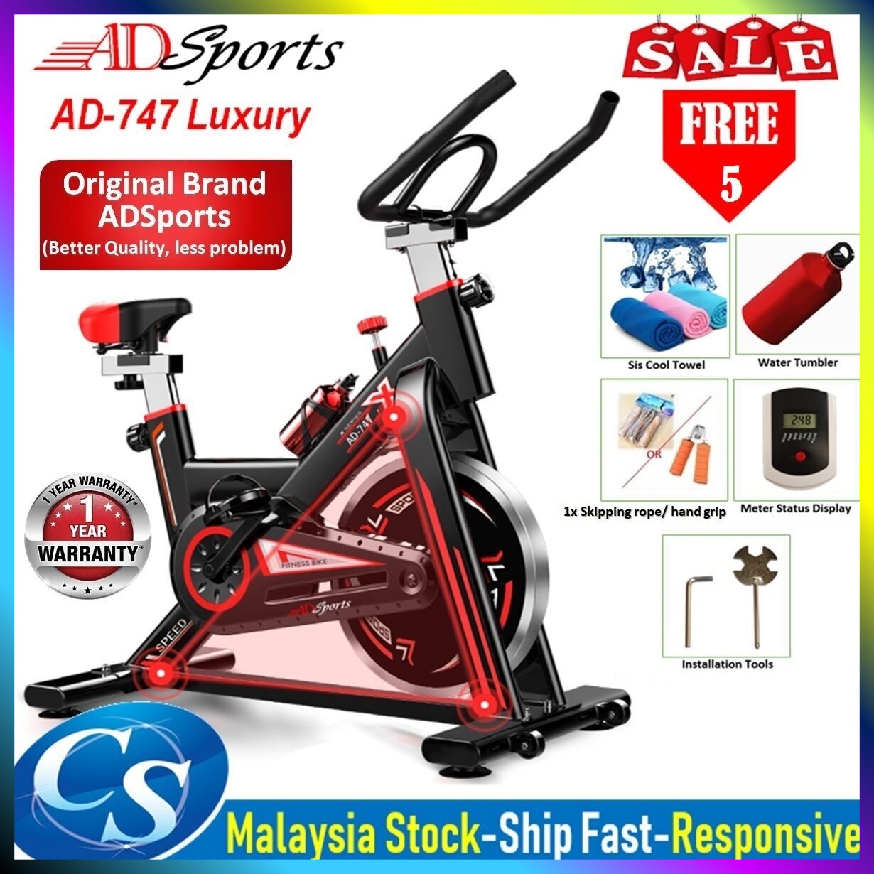 ADSports AD747 Luxury Top Home Gym / Fitness Quality Swing Spinning Exercise Bike / Cycling Bike Bic