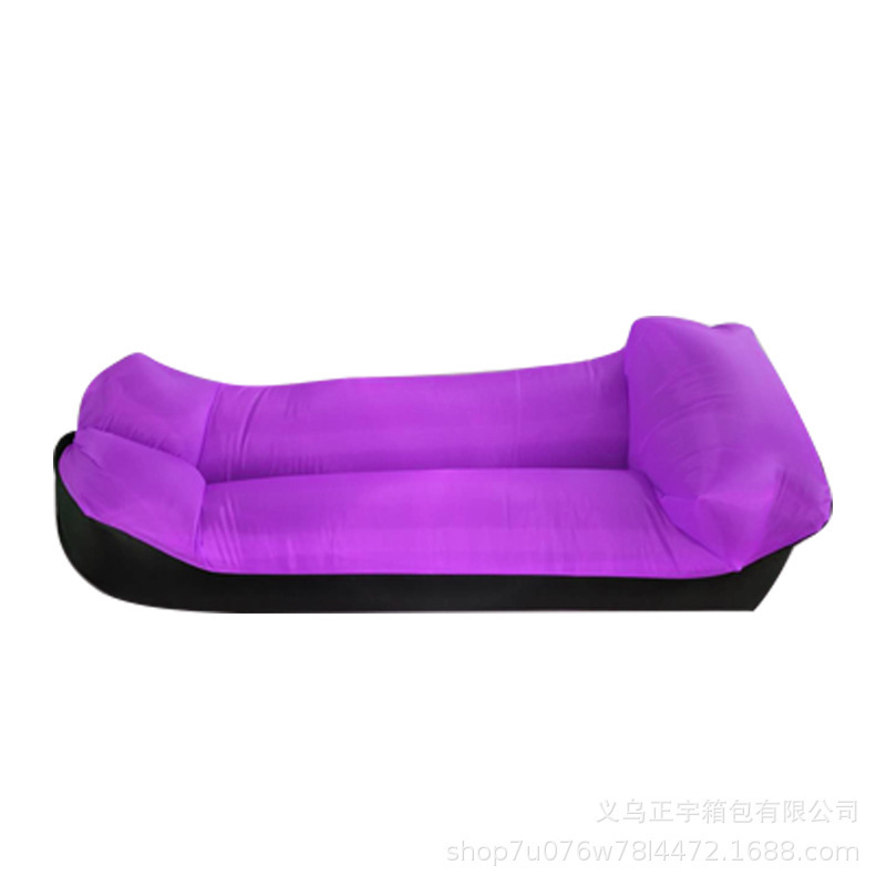 Single Folding Lazy Sofa Outdoor Portable Travel Air Sofa Bed Backcountry Camping Sleeping Bag Inflatable Bed
