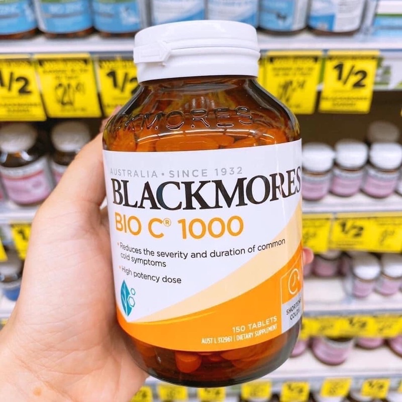 Viên uống vitamin c blackmores bio c 1000 150 viên - bioc blackmore úc,date mới