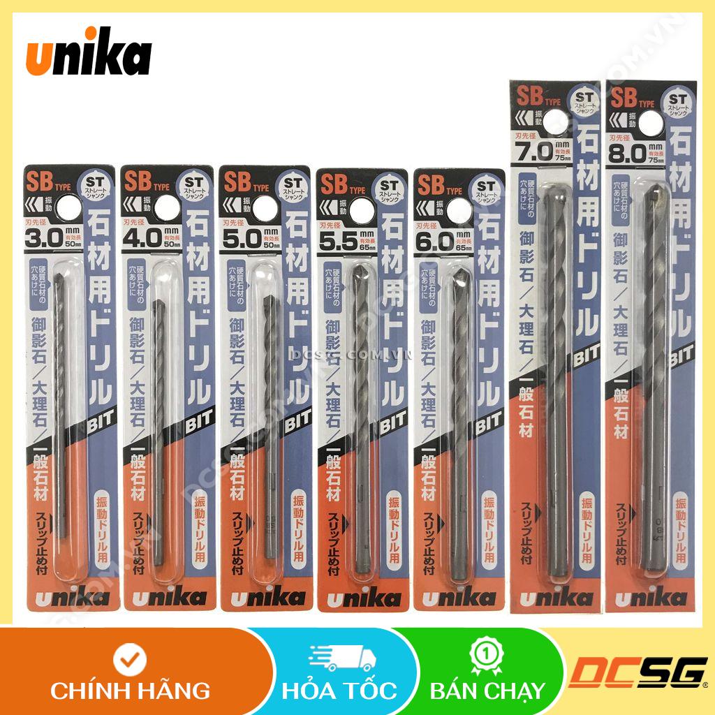 Mũi khoan đá Unika (Nhật) chân tròn mã SB  DCSG