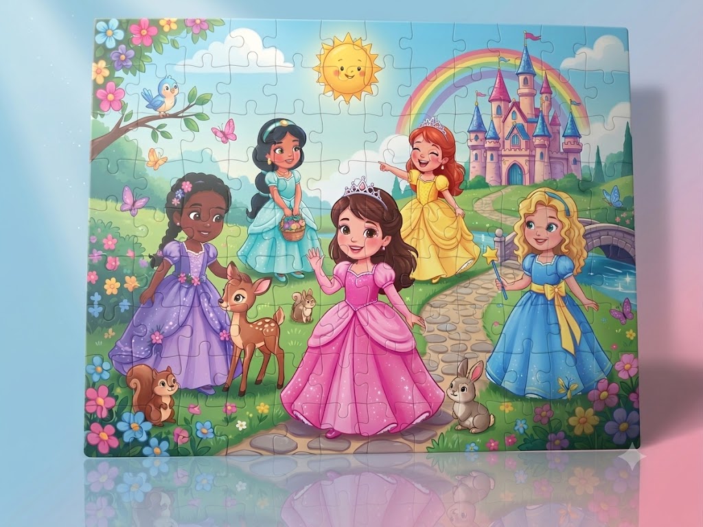 108 Pieces Jigsaw Puzzle Large Size 13x10.5 Inch Educational Learning Material & Toy.