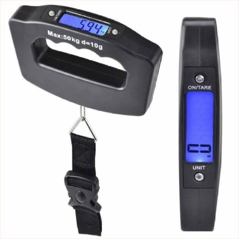 Cân hành lý điện tử cầm tay, cân treo mini 50kg