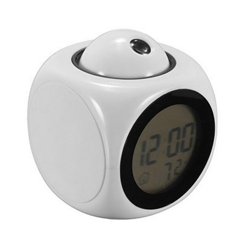 Electronic Alarm Clock Multi-function Digital Projection Alarm Clock LED Temperature Display for Home Bedroom Decoration