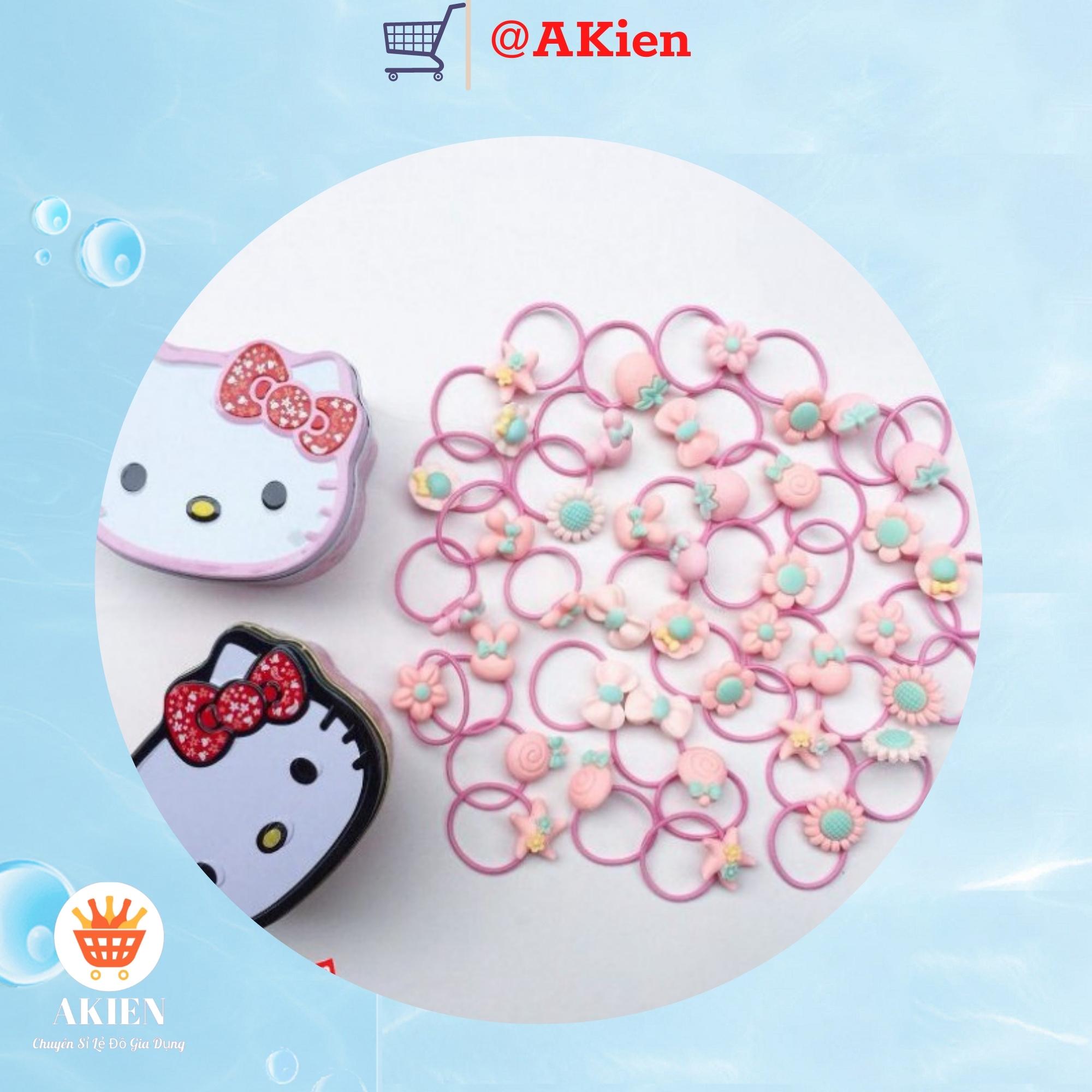 Dây Buộc Tóc Hộp Nơ Cột Tóc Kitty Ngộ Nghĩnh Cho Bé