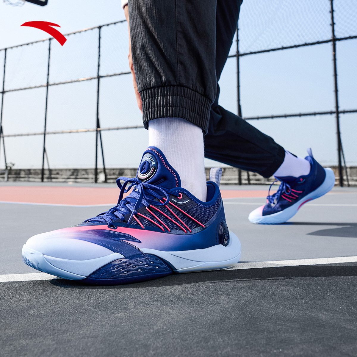 ANTA Men SKYLINE 2 Basketball Shoes 1124A1107-2 | Lazada