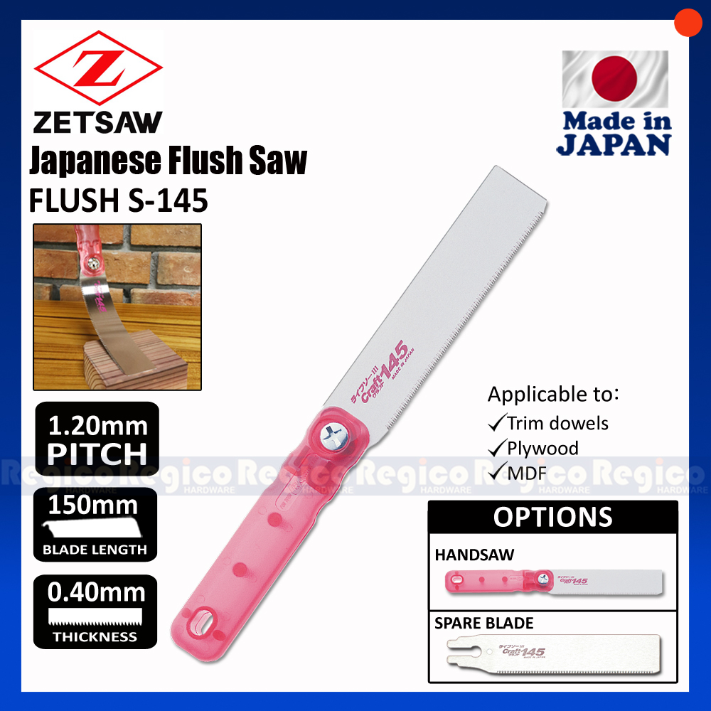 Life Saw Flush Cutting Japanese Handsaw - 150mm Blade For Precision Work