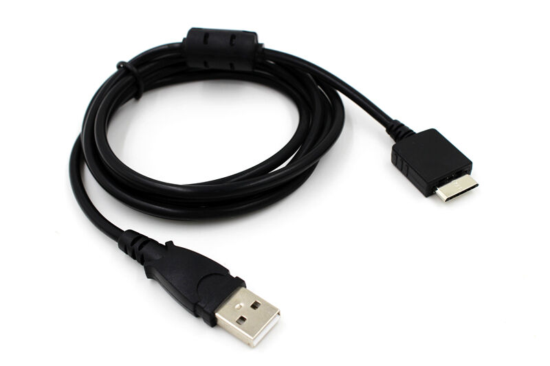 Usb charger data cable cord for sony walkman nwz-a726blk nwz-a728 mp3 player