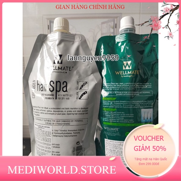 WELLMATE hấp dầu phục hồi tóc (500ml) - Chính Hãng