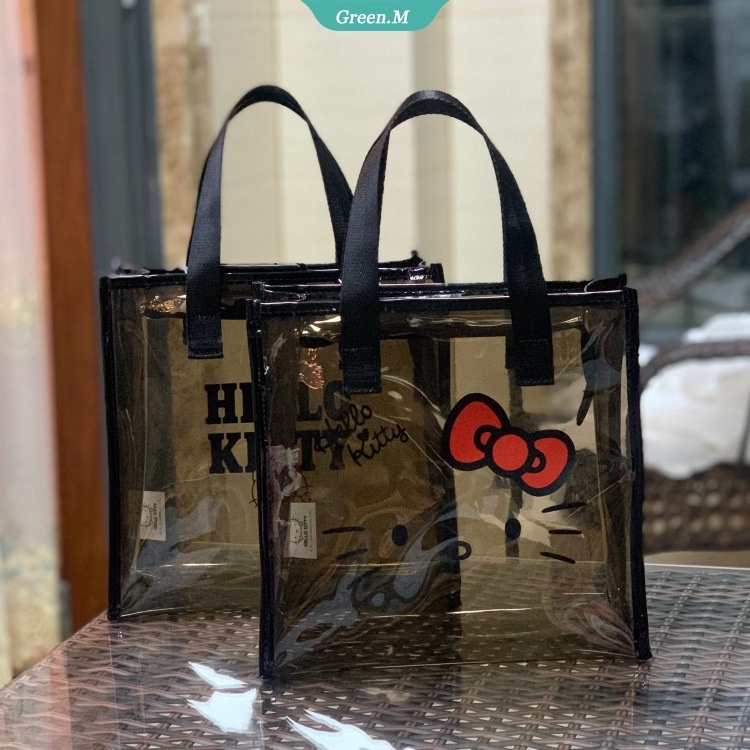 Hello kitty deals transparent bag