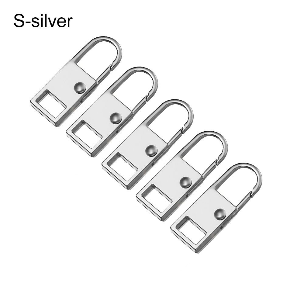 Qigui 5pcs túi vali may kit dây kéo sửa chữa kit dây kéo thanh trượt kim loại zip kéo dây kéo dây kéo kim loại đầu