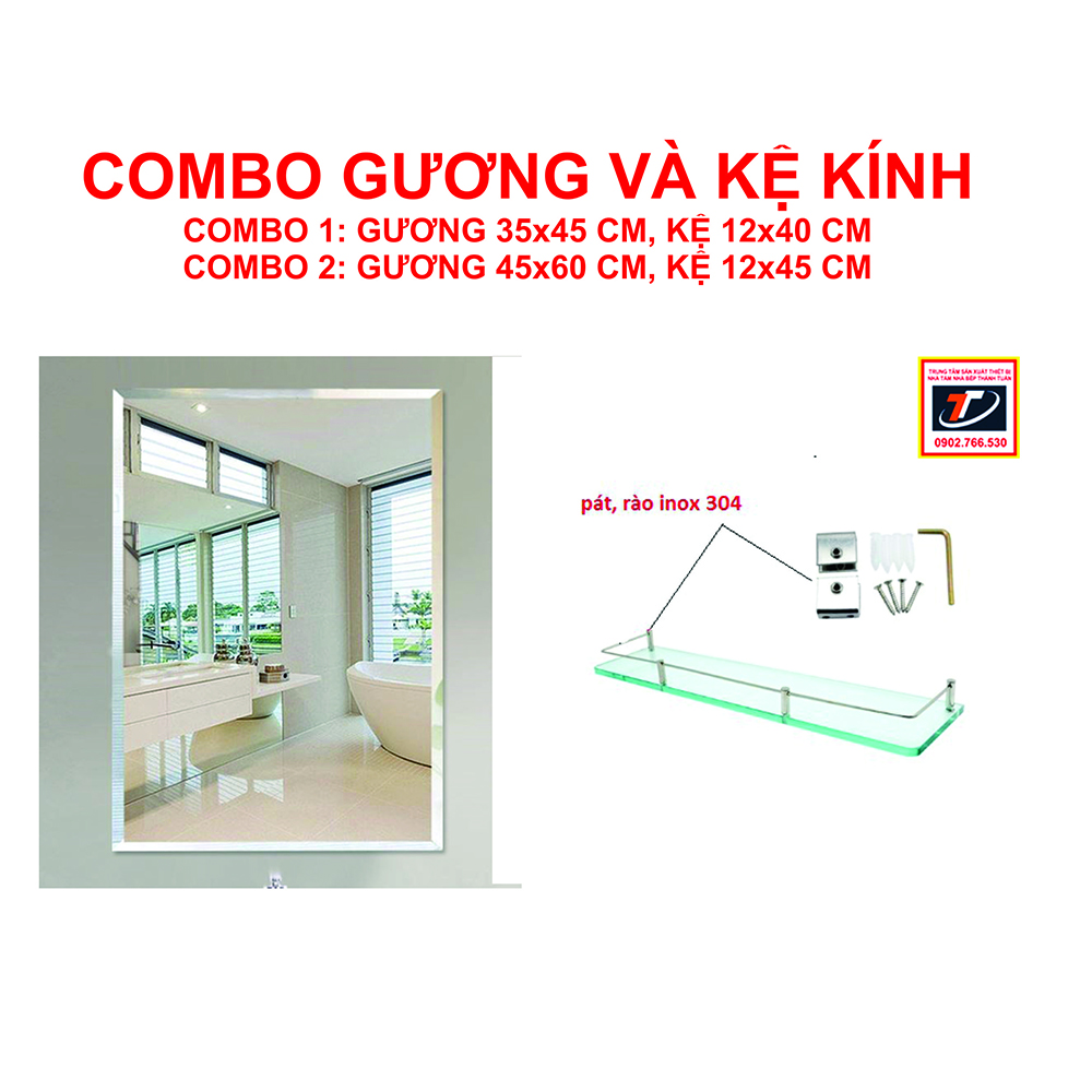 Combo Gương Và Kệ Kính, TT-033