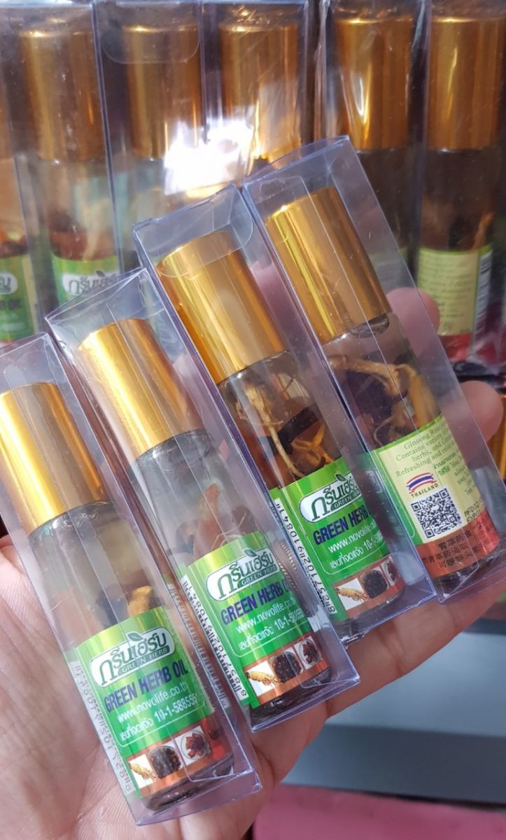 [Freeship] Combo 3 Chai Dầu Gió Nhân Sâm Thái Lan