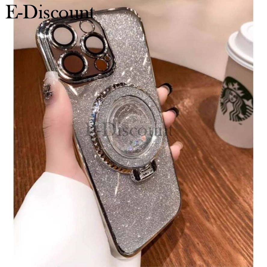 New Phone case Realme C75 C67 C65 Back cover with Liquid Glitter Quicksand hourglass Stand Holder Luxury Shiny Gradient Plating Girls Slim For Realme C75 C67 C65 case.