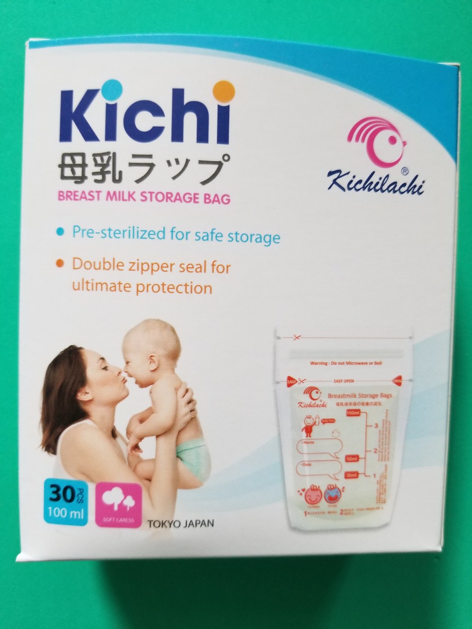 Túi trữ sữa kichi loại 100ml,150ml hộp 30 cái