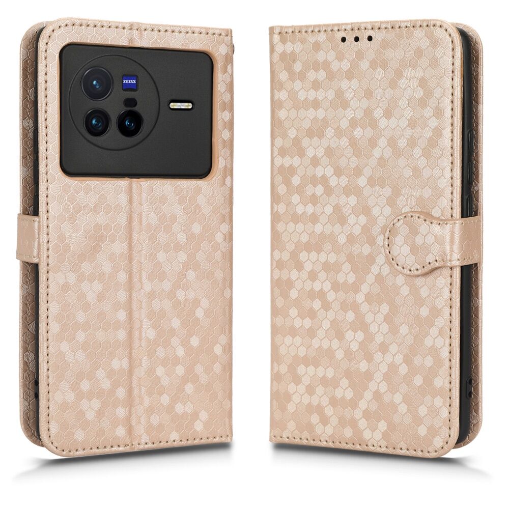 xprmy for VIVO X80 phone case flip wallet PU leather casing shockproof bracket back cover