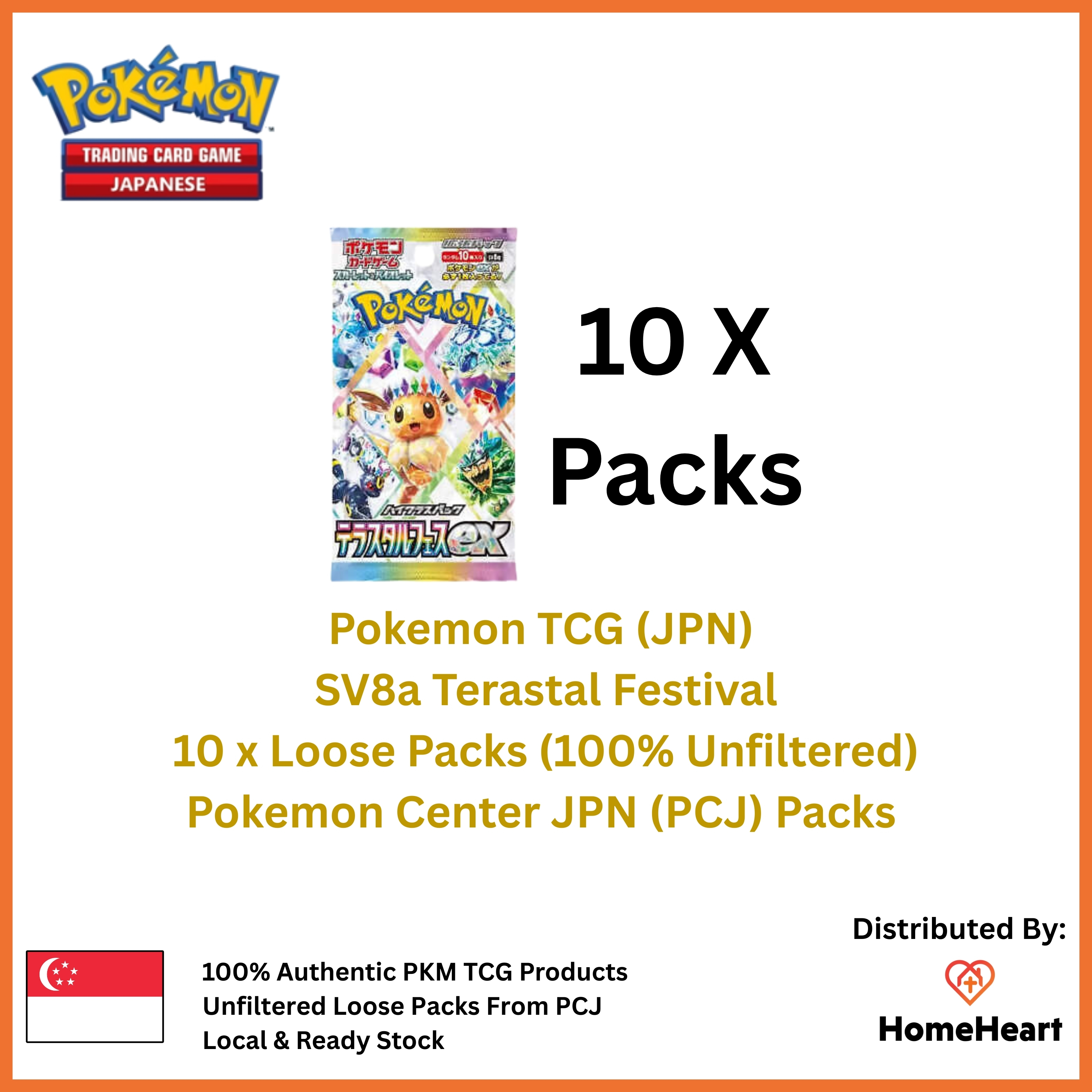 SV8a Terastal Festival PCJ Loose Packs - 10 packs - Pokemon TCG Japanese |  Lazada Singapore