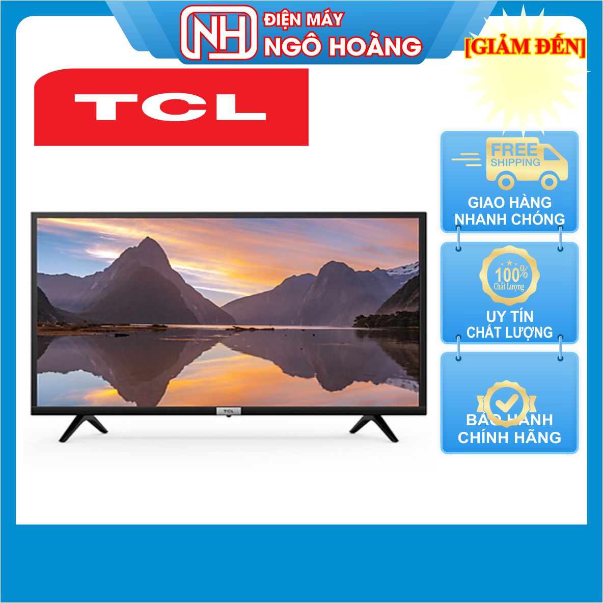 Smart Tivi TCL 32S5200 32 inch Android TV HDR( Miễn phí giao hàng TPHCM-Ngoại tỉnh tính phí vận chuyển)
